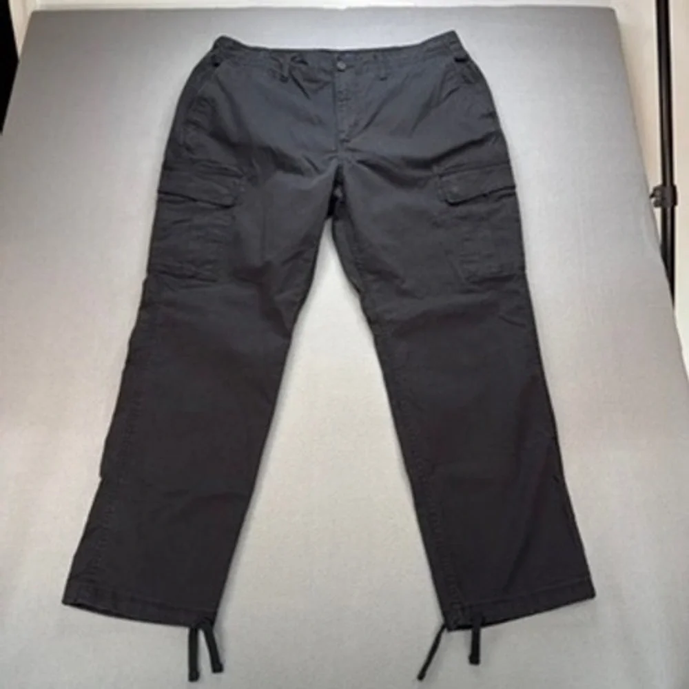 American Eagle Flex Cargo Pants Straight Fit 40x32 (FIT 39x30) Black Tactical